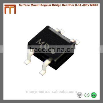 Surface Mount Regular Bridge Rectifier 0.8A 400V MB4S