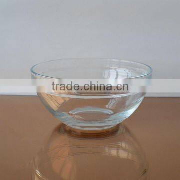 SGS/LFGB/FDA certificate glass salad bowl with 17cm diameter