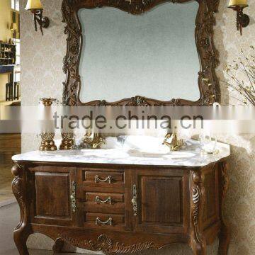 Royal Gold Bathroom Vanity With Soft Close Hinges WTS201 photo-4