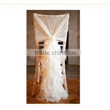 Chiffon Organza Wedding Fancy Chair Cover