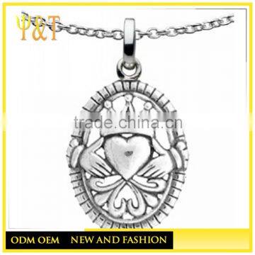 Celtic cross & heart men necklaces, vintage unique cross wooden celtic necklaces (YR-0005)