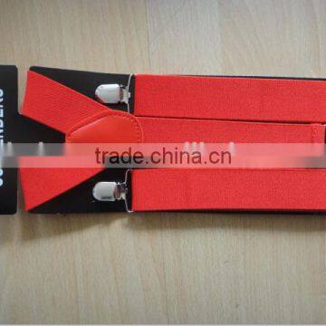 2015 latest style red suspenders.wholesale cheap suspenders