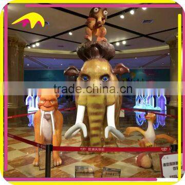 KANO0184 Outdoor Decoration Fiberglass Cartoon Animal for Sale photo-6