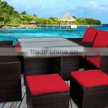 Vietnam Poly rattan garden furniture CUBE set