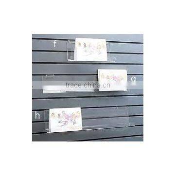 slat-wall acrylic shoe display rack