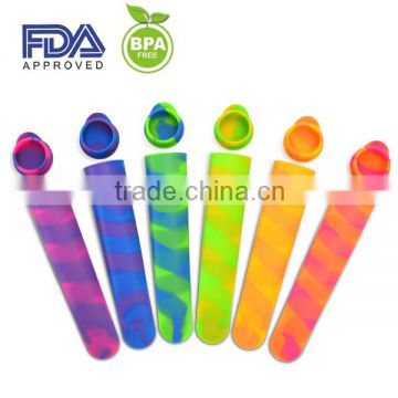 Food quality and safely silicone ice cream bar molds