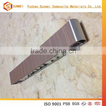 Wood veneer aluminum panel