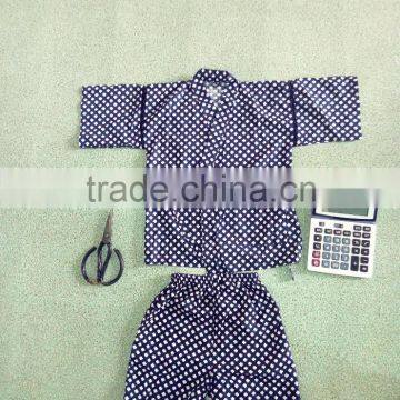 Japanese Summer 100%cotton Cute Kimono Kids Yukata Twinset Bath Robe Flower Customize Ethnic Costume Performance Wear photo-2