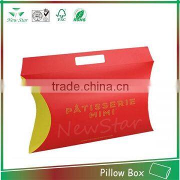 paper pillow box with handle