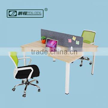 2 Seats New Design Wooden Office Desk