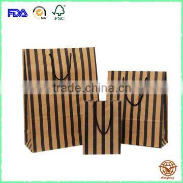 Luxury paper gift bag with Rope Hanle ,Handmade Cute Paper Bag