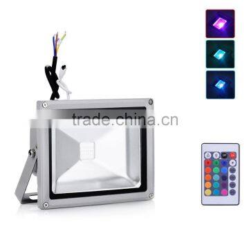 Outdoor 20W RGB LED flood light