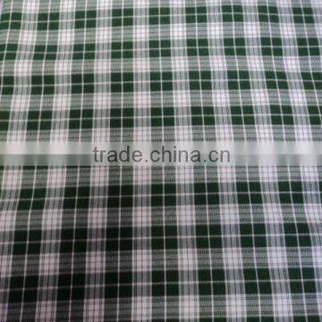 dark green plaids fabric