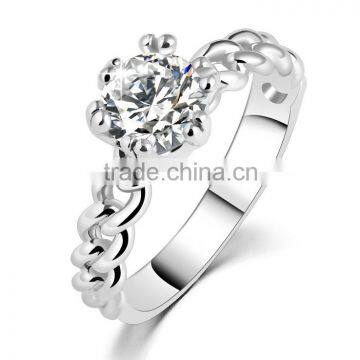 High quality 1 gram gold plated platinum wedding ring design