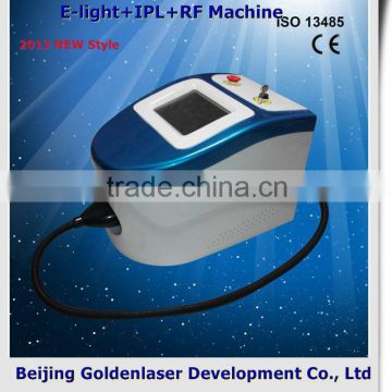 Clinic 2013 New Design Multi-Functional Beauty Equipment E-light+IPL+RF Machine Big Painless Spot Size Ipl System For Blood Vessel Removal Skin Whitening Wrinkle Removal