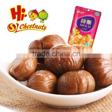 Organic Roasted Peeled Chestnuts Snacks-- Natural sweet and soft taste