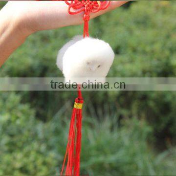 Custom Furry Fake Fur Cute Plush Toy Keychain