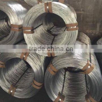 500kg/coil hot dipped galvanized steel wire coil price per ton,galvanized galfan wire supplier