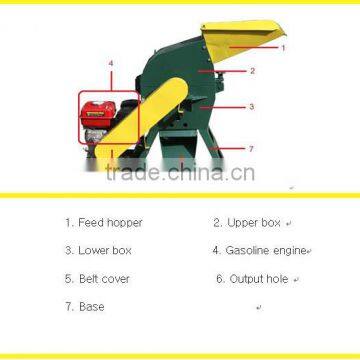 Hot Sell Animal Food Grinder Machine/Biomass Wood chips crusher/ Straw Hammer Mill