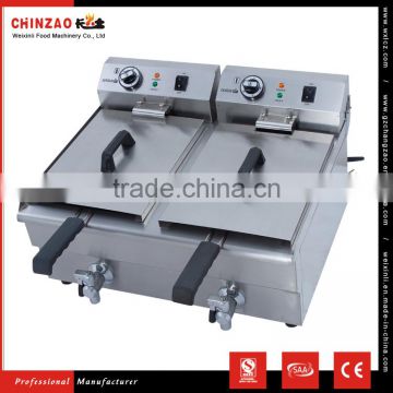 Stainless Steel Chicken Fryer Low Fat electric Deep Fryer With Thermostat