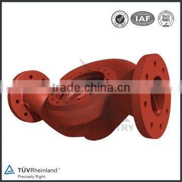 China sand casting metal products iron pump body casting