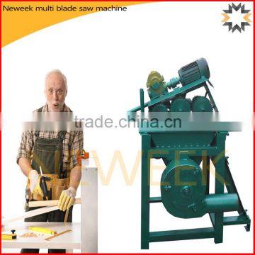 Neweek round or square timber refuse wood board multi blade saw machine