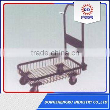 China Market Folding Mobile Storage Flat Panel Tool Cart With 4 Wheels