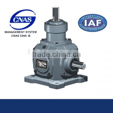 T Series Spiral bevel gear units /right-angle output gearbox price