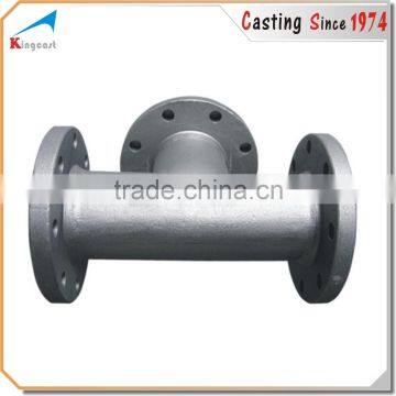 OEM Custom Foundry Cast Iron Casting 45 Degree Lateral Tee Fitting photo-5