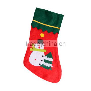 Red Santa Snowman Christmas Decoration Stockings Gift Bag Supplies