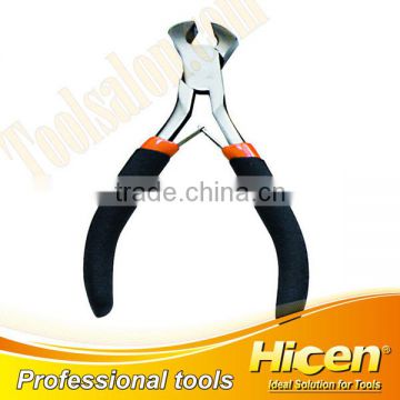 Bi-color Dipped Handle Mini End Cutting Pliers