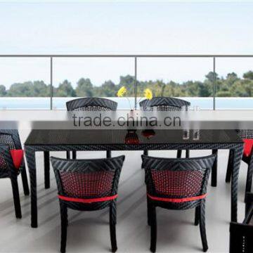 CH-H07 garden furniture rattan furniture rattan dining set