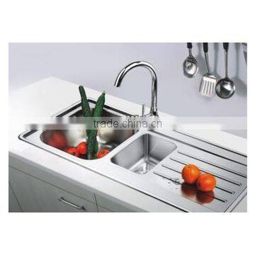 new design inox Customed for HAFELE,double bowl,stainless steel kitchen sink,
