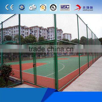 PVC Coated 8 Gauge Temporary Fence Panels Galvanized 6ft Chain Link Fence photo-3