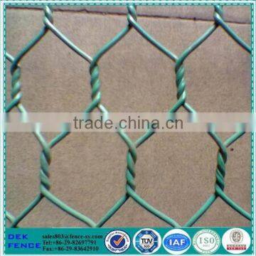 Pvc coated colored hexagonal cover mesha