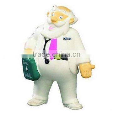 PU foam antistress doctor stress doctor souvenir