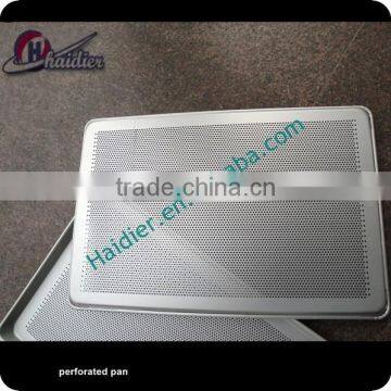 Perforated 1.0mm thickness flat baking pan, baking pan aluminum alloy