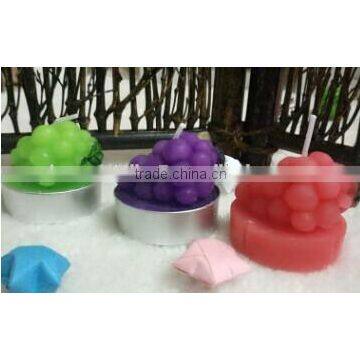 3PK FRUIT GRAPE CANDLE