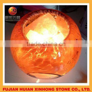 Elegant Himalayan Floor Salt Lamp for Home Decoration photo-5