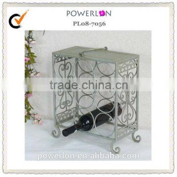 French Decorative Wall Wine Bottle Rack photo-4