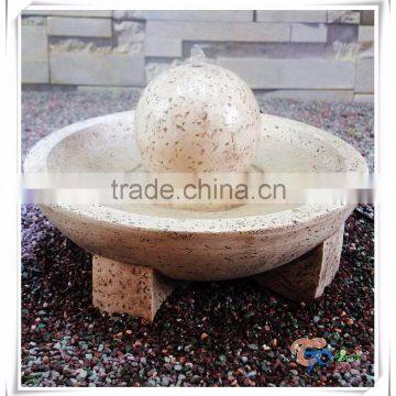 New design artificial tabletop rolling ball fountain
