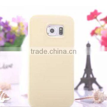 Solid Color Soft Tpu Glossy Smartphone Case for Samsung S6 photo-2