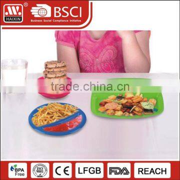 Guangzhou China HAIXING Home plastic divided dinner plates