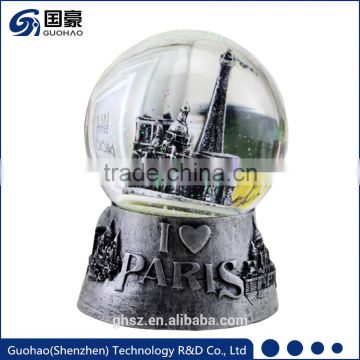 Tourist Attractions France Paris Eiffel Tower Snow Globe