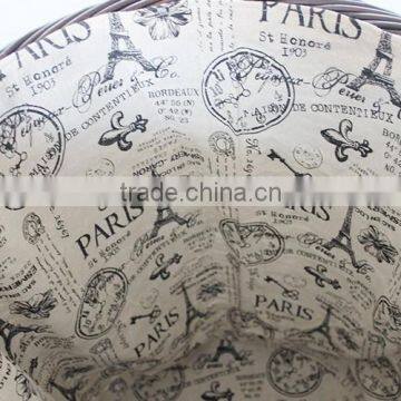 Round Wholesale High Quantity Wicker Antique Unique Laundry Basket photo-3