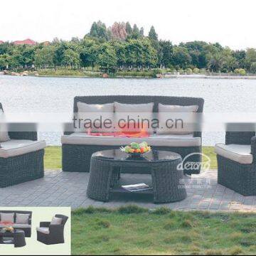 DR-2162 wholesale factory PE rattan sofa set/outdoor furniture patio sofa 4 pcs hot sale