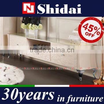Glass Top Cheap Price in High Quality tv Stand Withstorage LV-E803 photo-2