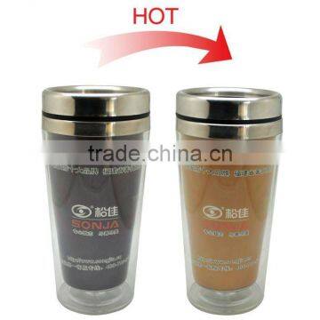 China Gift Item Stainless Steel Inside and Plastic Outside Cup for Sale photo-3
