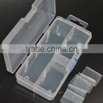 PP Plastic 8 Compartments Transparent Adjustable Electronic Components Storage Box Beads Box photo-3