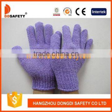 DDSAFETY Violet Nylon Polyester Shower Hloves Safety Gloves